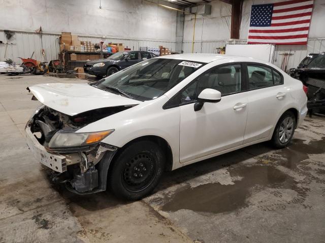 HONDA CIVIC LX 2012 with VIN 19XFB2F5XCE078381 - Photo from auction
