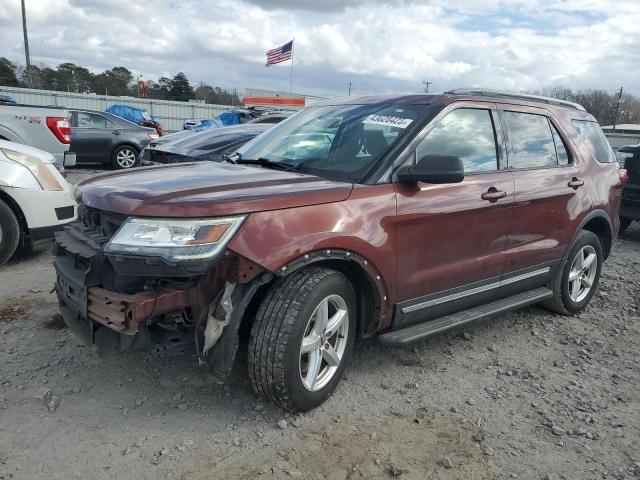FORD EXPLORER X 2018 with VIN 1FM5K7D83JGC22416 - Photo from auction