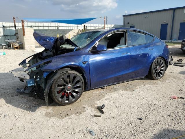 TESLA MODEL Y 2022 with VIN 7SAYGDEF9NF530157 - Photo from auction