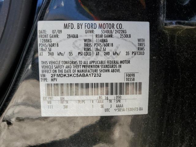 Photo 14 from auction – 2010 FORD EDGE LIMIT with VIN 2FMDK3KC5ABA17232