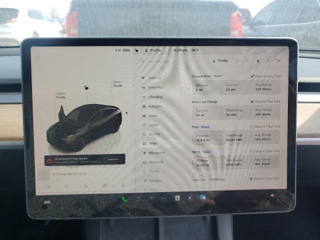 Photo 9 from auction – 2022 TESLA MODEL Y with VIN 7SAYGDEE3NF481125