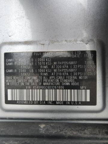 Снимка 14 от търг – 2013 SUBARU OUTBACK 2. с VIN 4S4BRBGC6D3261806