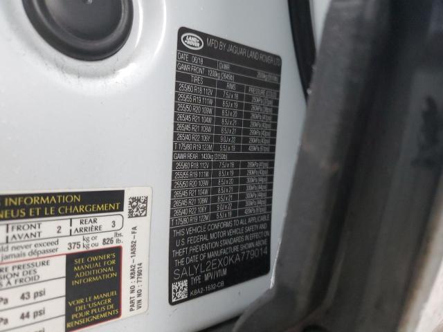 Photo 14 from auction – 2019 LAND ROVER RANGE ROVE with VIN SALYL2EX0KA779014