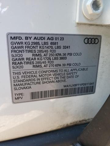 Photo 14 from auction – 2023 AUDI Q7 PREMIUM with VIN WA1LXBF71PD011241