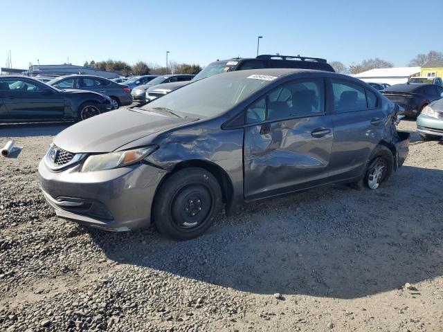 HONDA CIVIC LX 2013 with VIN 19XFB2F50DE245896 - Photo from auction