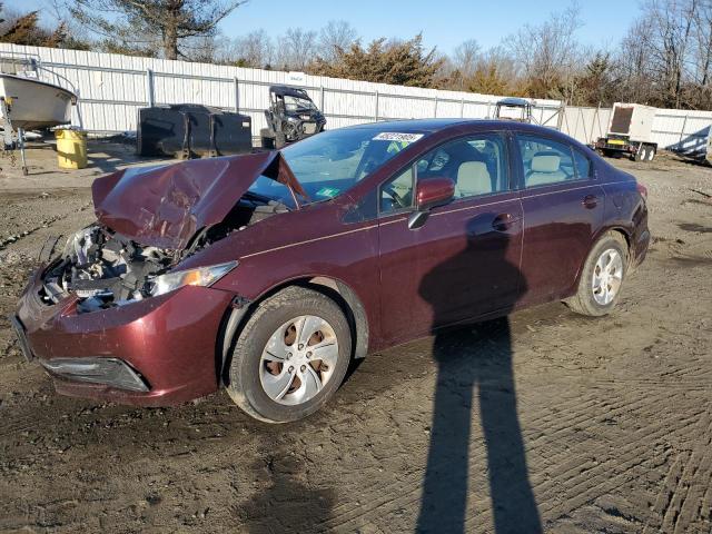 HONDA CIVIC LX 2014 with VIN 19XFB2F50EE254602 - Photo from auction