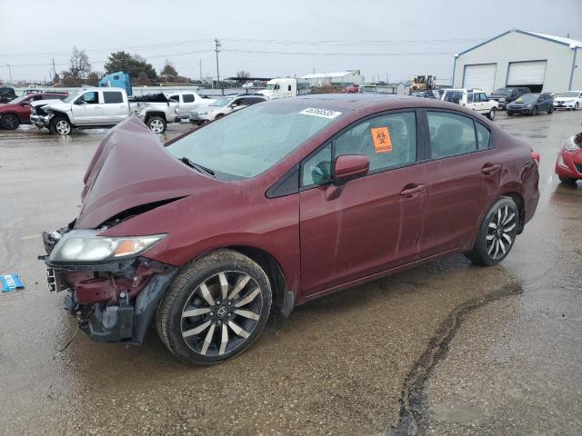 HONDA CIVIC EXL 2015 with VIN 2HGFB2F90FH538287 - Photo from auction