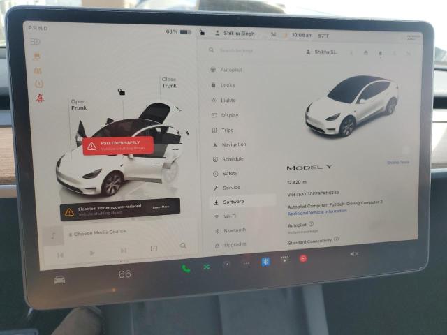 Photo 9 from auction – 2023 TESLA MODEL Y with VIN 7SAYGDEE9PA119249