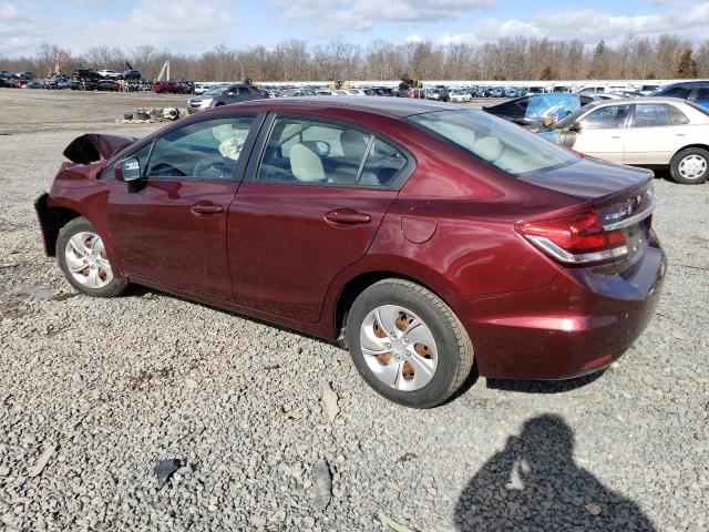 Photo 2 from auction – 2015 HONDA CIVIC LX with VIN 19XFB2F52FE287893
