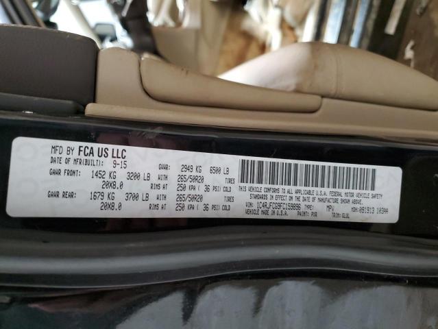 Photo 14 from auction – 2015 JEEP GRAND CHER with VIN 1C4RJFCG9FC159896