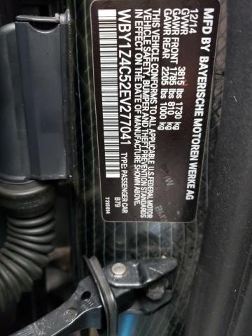 Photo 14 from auction – 2014 BMW I3 REX with VIN WBY1Z4C52EV277041