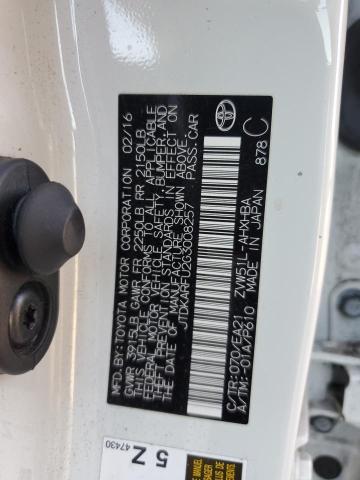 Photo 14 from auction – 2016 TOYOTA PRIUS with VIN JTDKARFU2G3008257