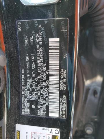 Photo 14 from auction – 2019 TOYOTA 4RUNNER SR with VIN JTEBU5JR4K5615515