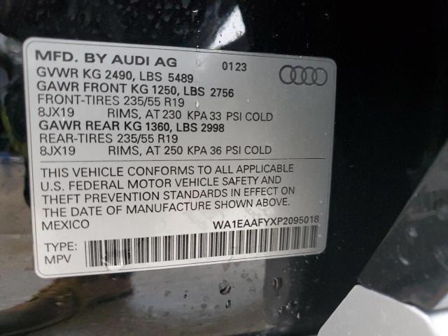 Photo 14 from auction – 2023 AUDI Q5 PREMIUM with VIN WA1EAAFYXP2095018