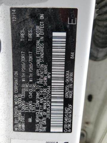 Photo 14 from auction – 2015 TOYOTA 4RUNNER SR with VIN JTEBU5JR2F5229844