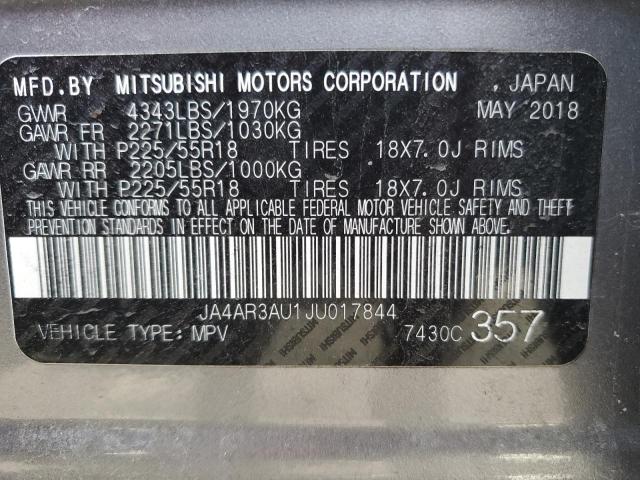 Photo 14 from auction – 2018 MITSUBISHI OUTLANDER with VIN JA4AR3AU1JU017844