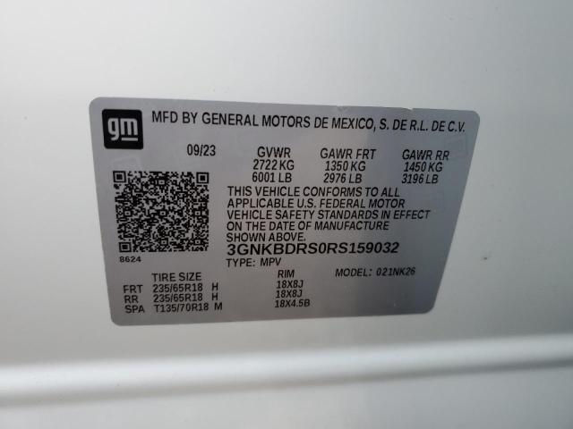 Photo 14 from auction – 2024 CHEVROLET BLAZER 3LT with VIN 3GNKBDRS0RS159032