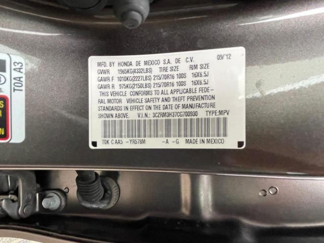Photo 10 from auction – 2012 HONDA CR-V LX with VIN 3CZRM3H37CG700930