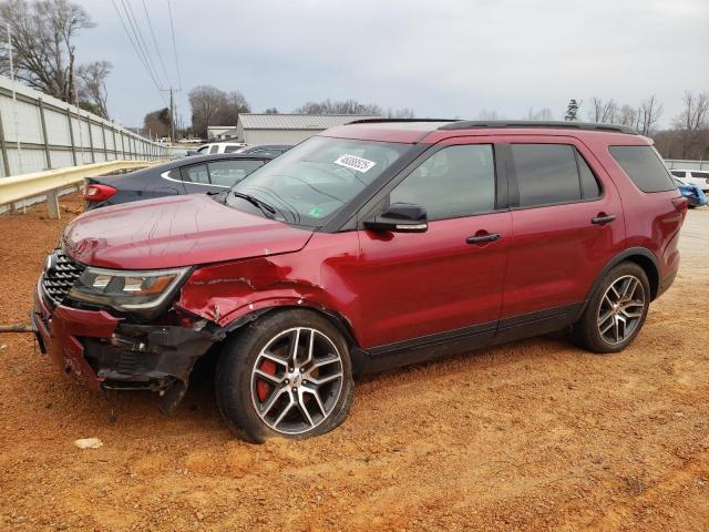 FORD EXPLORER S 2018 with VIN 1FM5K8GTXJGB97746 - Photo from auction
