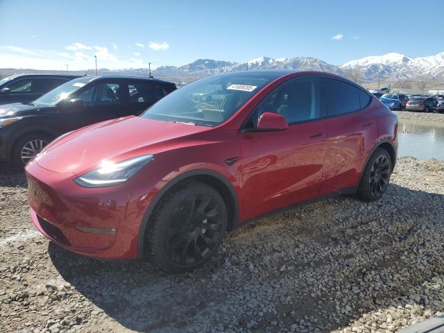 TESLA MODEL Y 2021 with VIN 5YJYGDEE9MF299036 - Photo from auction