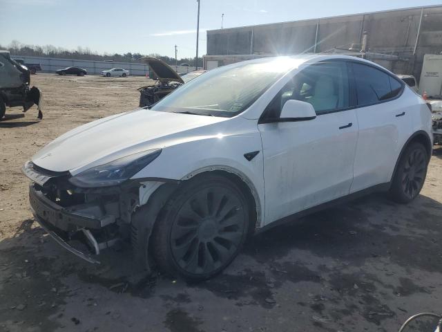 TESLA MODEL Y 2021 with VIN 5YJYGDEF0MF267343 - Photo from auction