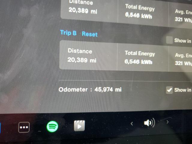 Photo 9 from auction – 2022 TESLA MODEL Y with VIN 7SAYGDEF9NF491070