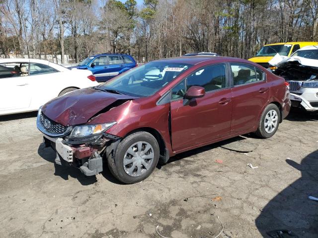 Photo 1 from auction – 2013 HONDA CIVIC LX with VIN 2HGFB2F55DH527165