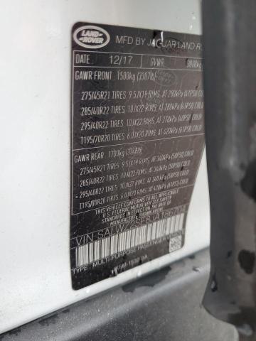 Photo 14 from auction – 2018 LAND ROVER RANGE ROVE with VIN SALWZ2SE8JA186704