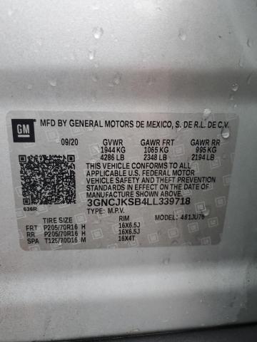 Photo 14 from auction – 2020 CHEVROLET TRAX LS with VIN 3GNCJKSB4LL339718