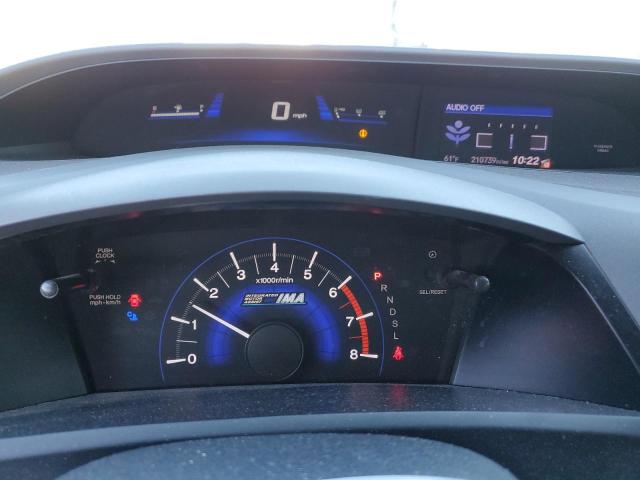 Photo 9 from auction – 2012 HONDA CIVIC HYBR with VIN JHMFB4F2XCS005654