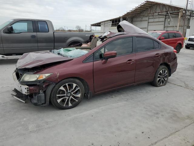 HONDA CIVIC EX 2014 with VIN 19XFB2F80EE047430 - Photo from auction