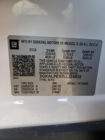 Photo 14 from auction – 2020 GMC TERRAIN SL with VIN 3GKALPEX7LL116818