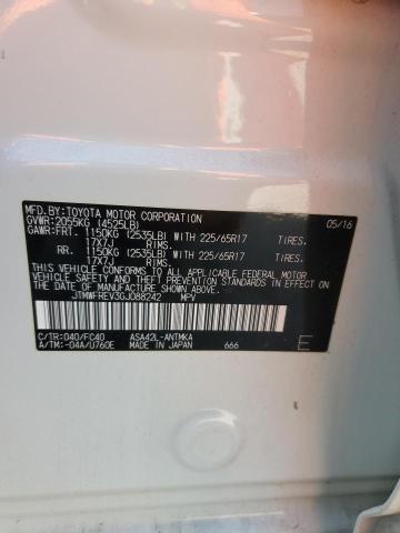 Photo 14 from auction – 2016 TOYOTA RAV4 XLE with VIN JTMWFREV3GJ088242