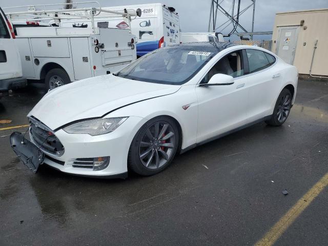 TESLA MODEL S 2015 with VIN 5YJSA1E49FF103371 - Photo from auction