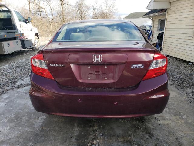 Photo 6 from auction – 2012 HONDA CIVIC LX with VIN 19XFB2F59CE025171