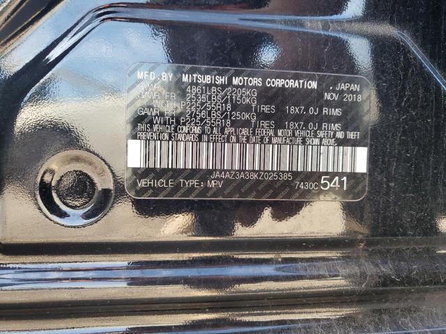 Photo 14 from auction – 2019 MITSUBISHI OUTLANDER with VIN JA4AZ3A38KZ025385