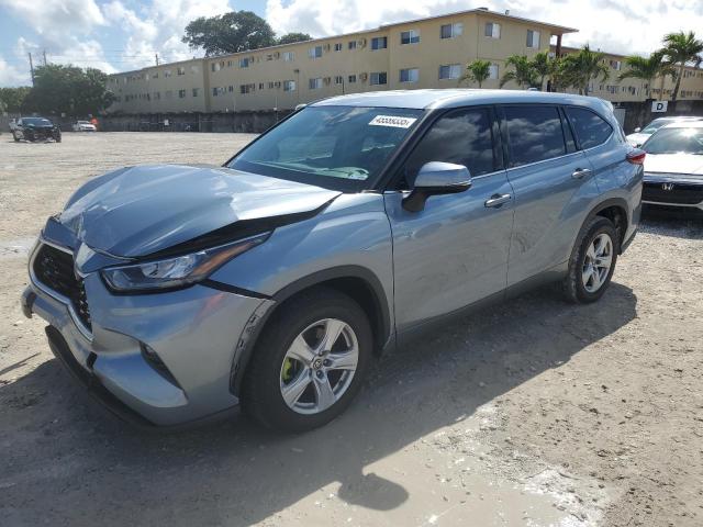 TOYOTA HIGHLANDER 2020 with VIN 5TDZZRAH7LS006417 - Photo from auction