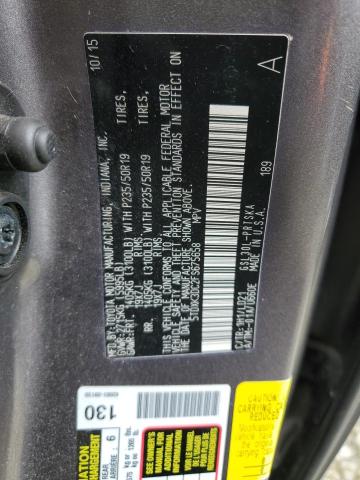 Photo 14 from auction – 2015 TOYOTA SIENNA SPO with VIN 5TDXK3DC2FS675658