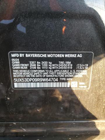 Photo 14 from auction – 2024 BMW X3 XDRIVE3 with VIN 5UX53DP09R9W64704