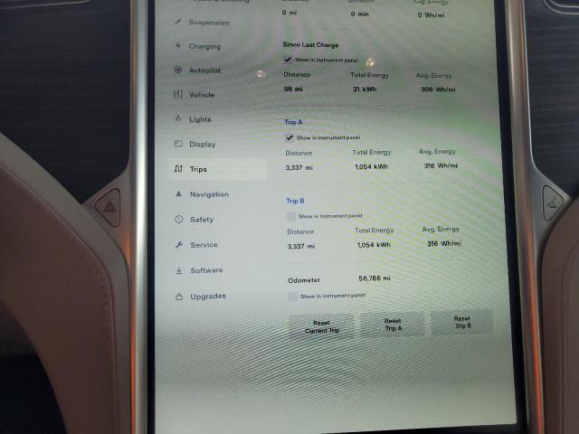 Photo 9 from auction – 2016 TESLA MODEL S with VIN 5YJSA1E28GF129833