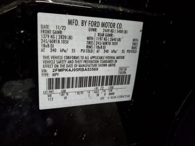 Photo 14 from auction – 2024 FORD EDGE SEL with VIN 2FMPK4J95RBA53569