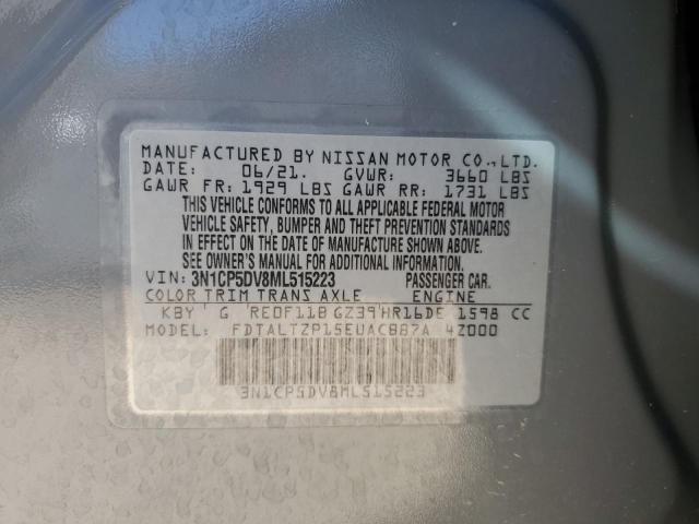 Photo 14 from auction – 2021 NISSAN KICKS SR with VIN 3N1CP5DV8ML515223