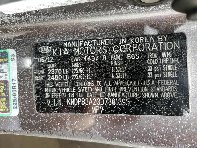 Photo 14 from auction – 2013 KIA SPORTAGE B with VIN KNDPB3A20D7361395
