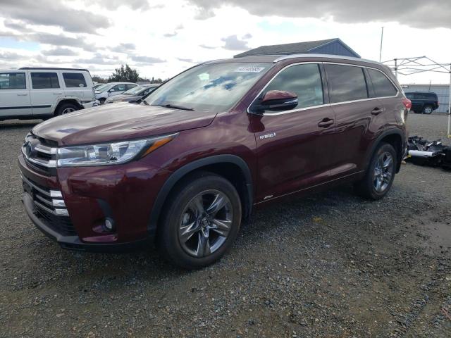 TOYOTA HIGHLANDER 2019 with VIN 5TDDGRFH8KS056881 - Photo from auction
