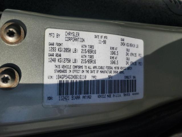 Photo 14 from auction – 1999 DODGE GRAND CARA with VIN 1B4GP54G3XB616110