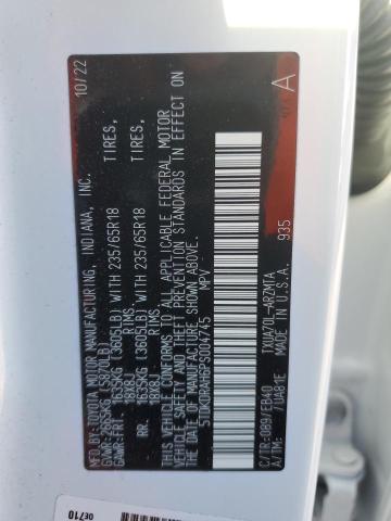 Photo 14 from auction – 2023 TOYOTA HIGHLANDER with VIN 5TDKDRAH6PS004745