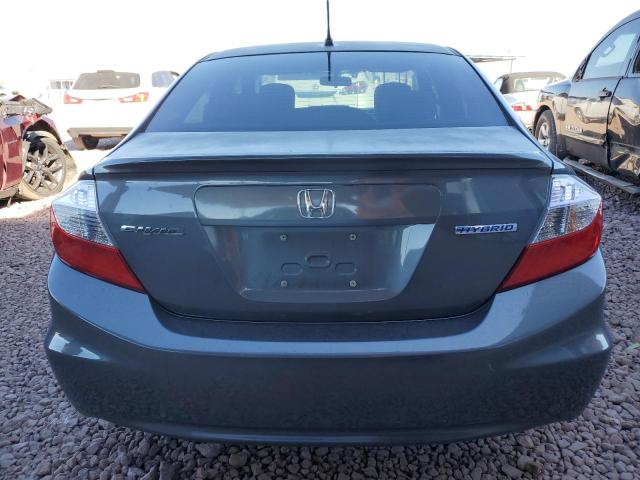 Photo 6 from auction – 2012 HONDA CIVIC HYBR with VIN JHMFB4F2XCS005654