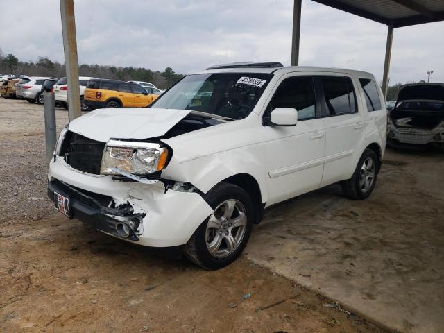 HONDA PILOT EXL 2013 with VIN 5FNYF3H54DB008788 - Photo from auction
