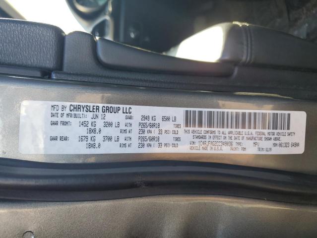 Photo 14 from auction – 2012 JEEP GRAND CHER with VIN 1C4RJFAG2CC349036