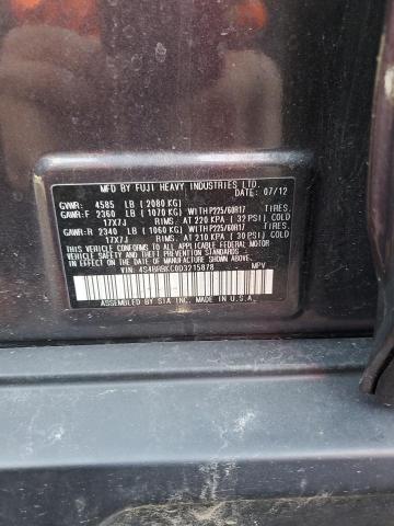 Photo 14 from auction – 2013 SUBARU OUTBACK 2. with VIN 4S4BRBKC0D3215878